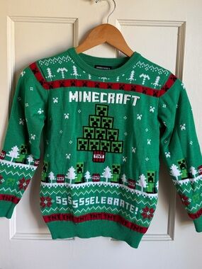 Minecraft Christmas sweater